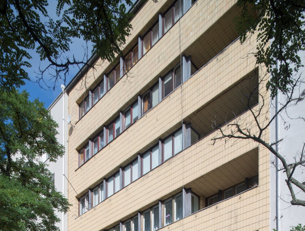 Modernizm, Kamienica Jurkowskiego w Gdyni, widok z zewnątrz
