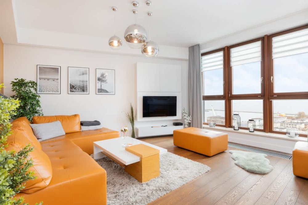 Salon w apartamencie Sea Towers 6A/152