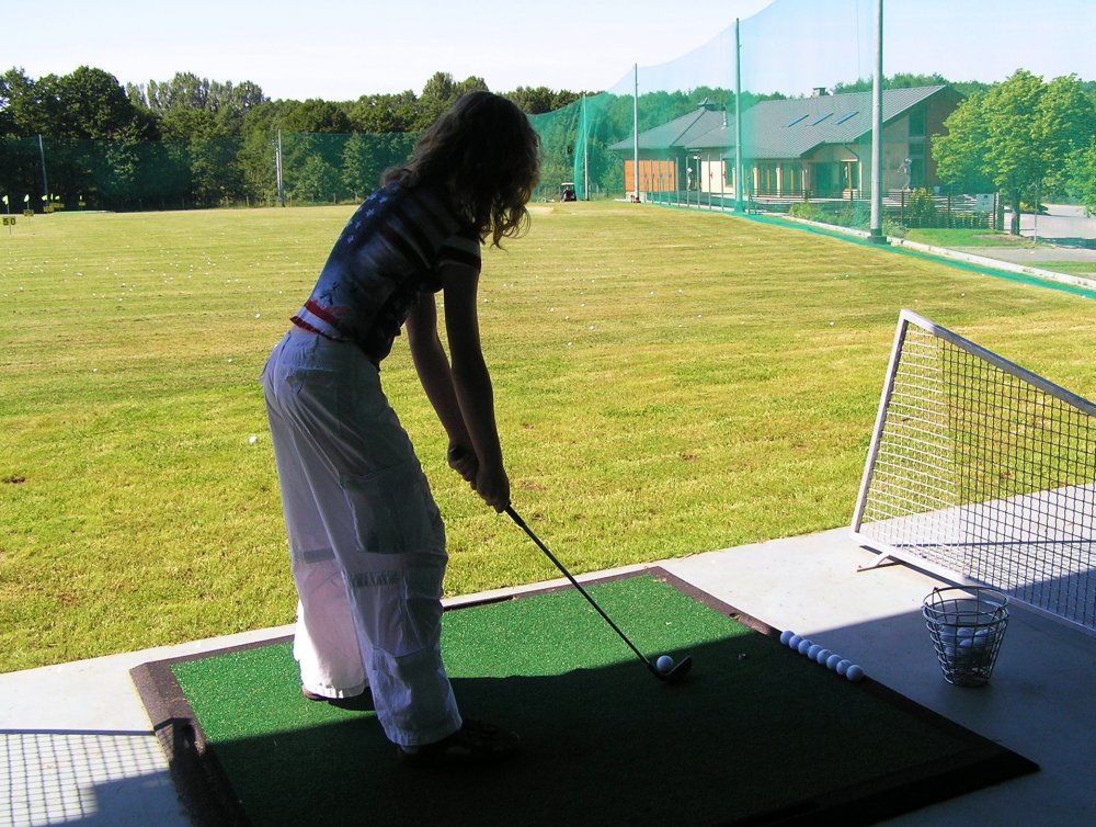 Golf Park widok na pole golfowe