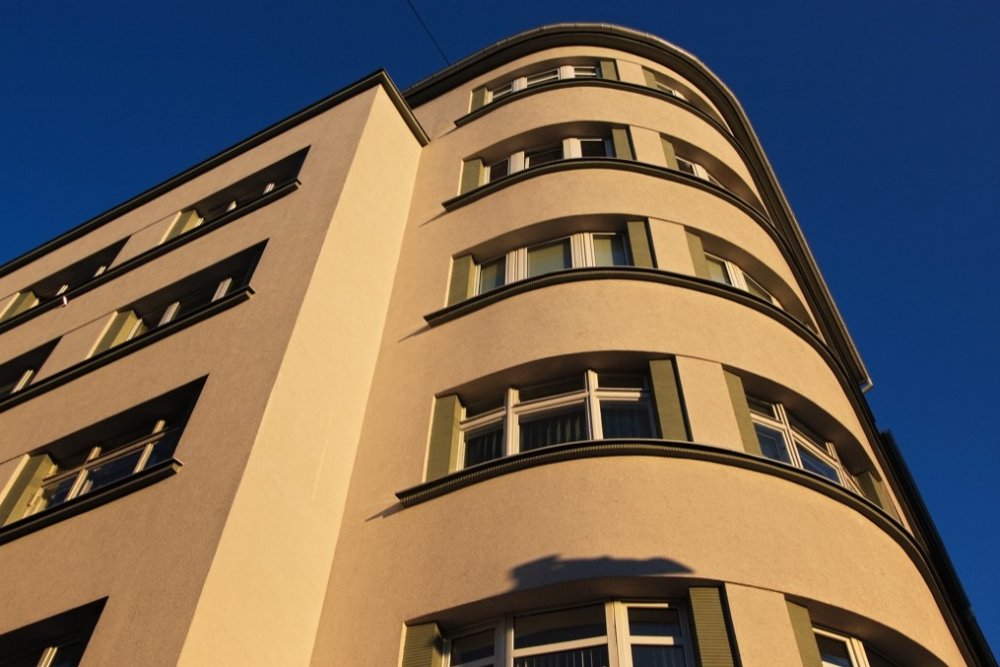 Kamienica wegnera Świętojańska, modernizm Gdyni, widok z zewnątrz