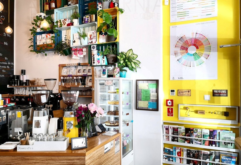 black & white coffee