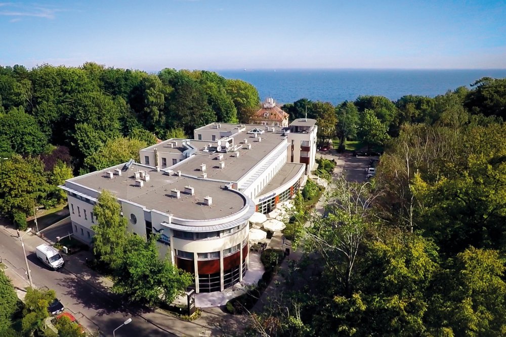 Hotel Nadmorski widok z lotu ptaka
