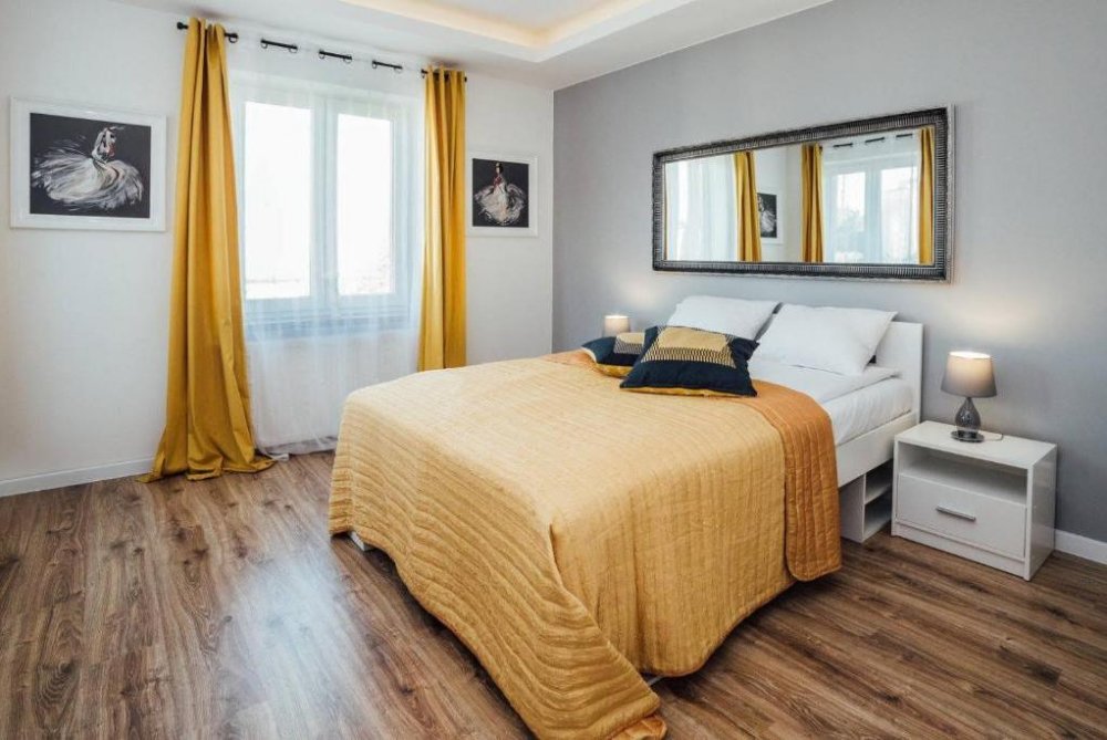 Apartament Nadmorski, sypialnia