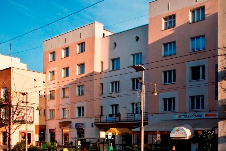 Kamienica Grażyna, modernizm Gdyni, widok z zewnątrz