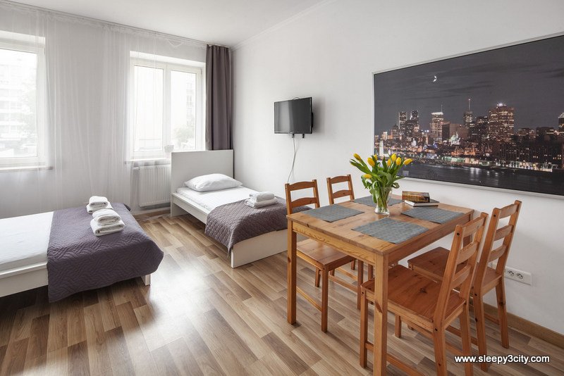 Apartamenty Sleepy3city ul. 10 Lutego, jeden z apartamentów