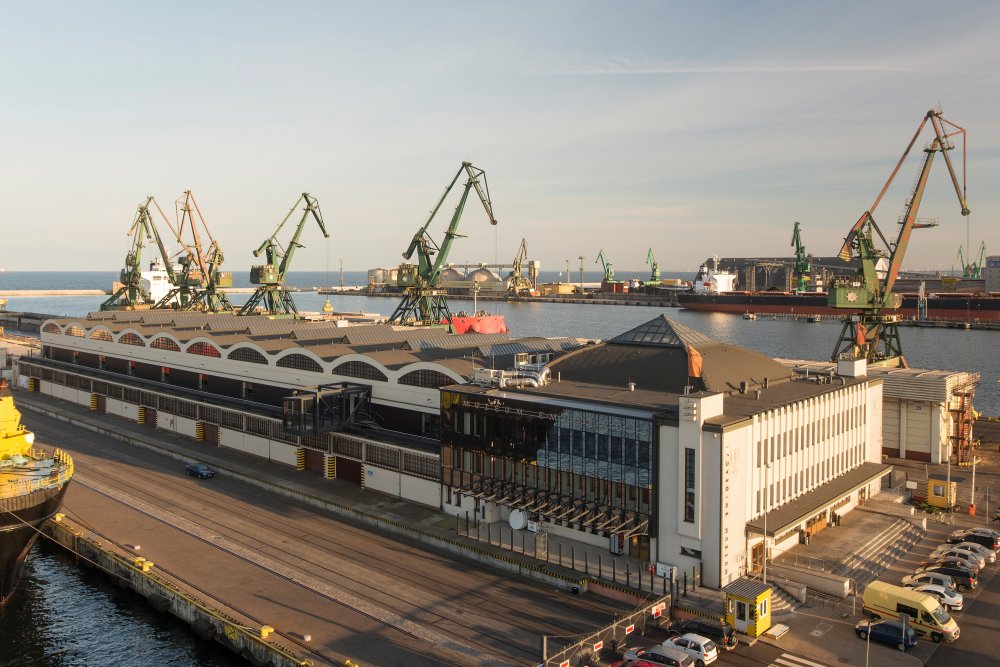 Dworzec morski, obecnie Muzeum Emigracji