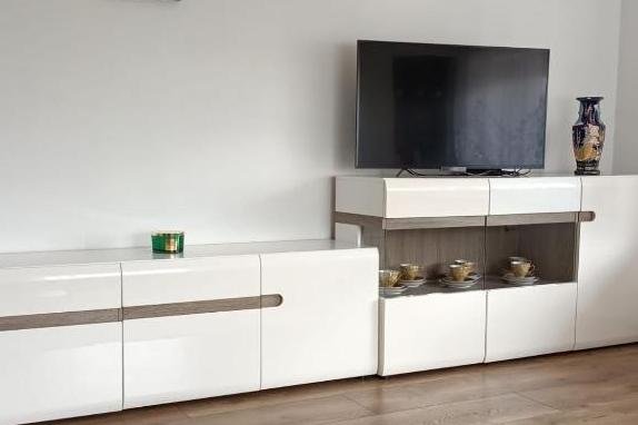 Apartament Anyżowy Zakątek w Gdyni, na zdjęciu salon