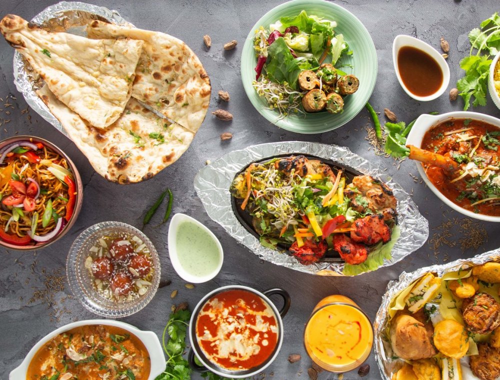 Dania serwowane w restauracji Indi Bhukkad