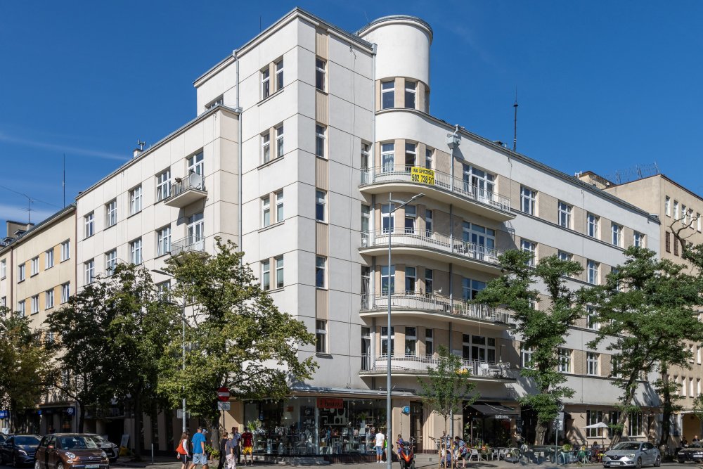 Kamienica Stanisława Pręczkowskiego, modernizm Gdyni, widok budynku z zewnątrz
