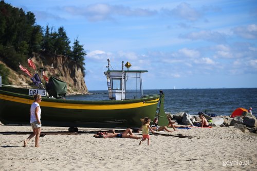 Na bardziej kameralne plażowanie zapraszamy do Orłowa (fot. Przemysław Kozłowski)