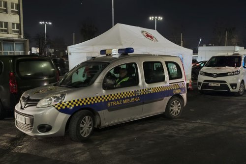 W weekend przy gdyńskim dworcu ponownie zostanie uruchomiony doraźny punkt pomocy humanitarnej i medycznej (fot. Grupa Ratownictwa Specjalnego PCK Trójmiasto)