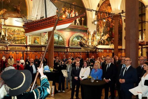 Pożegnanie konsula Ukrainy odbyło w Dworze Artusa w Gdańsku (fot. Mirosław Pieślak)