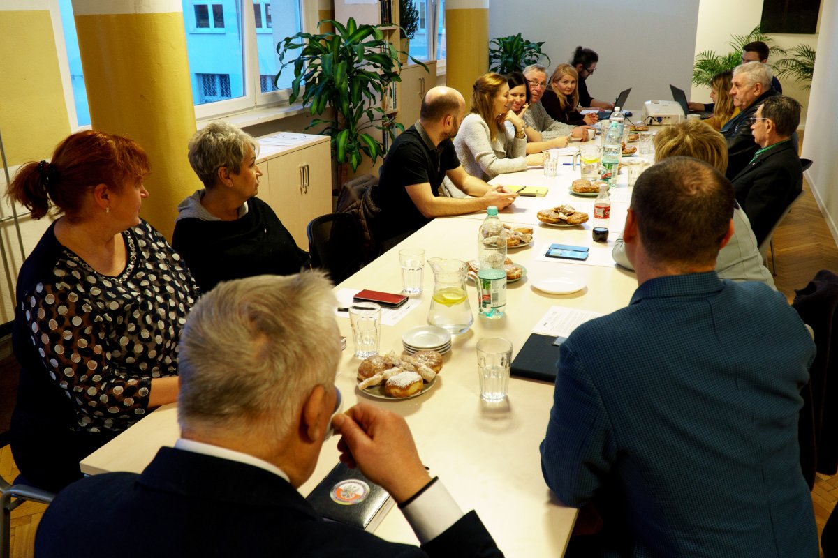 Członkowie Komitetu Rewitalizacji spotkali się w siedzibie Laboratorium Innowacji Społecznych // fot. Aleksander Trafas