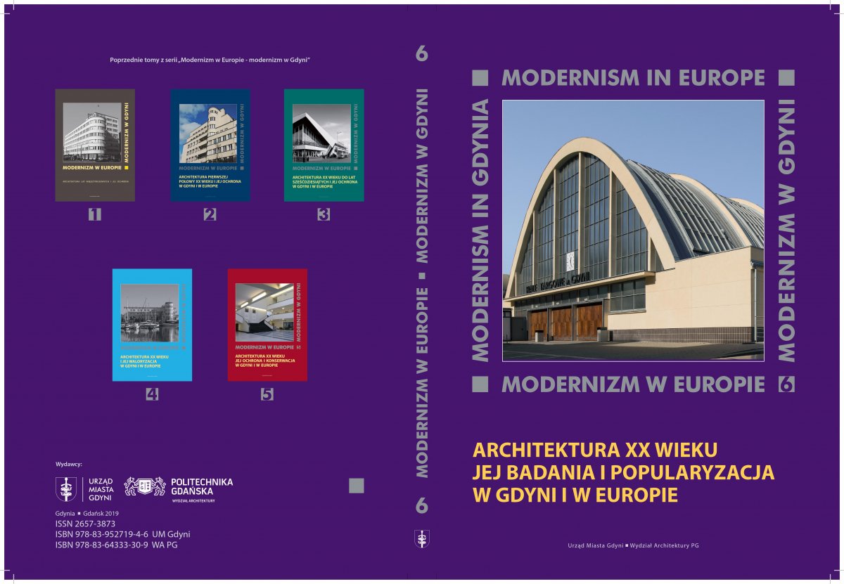Okładka książki „Modernizm w Europie – modernizm w Gdyni”