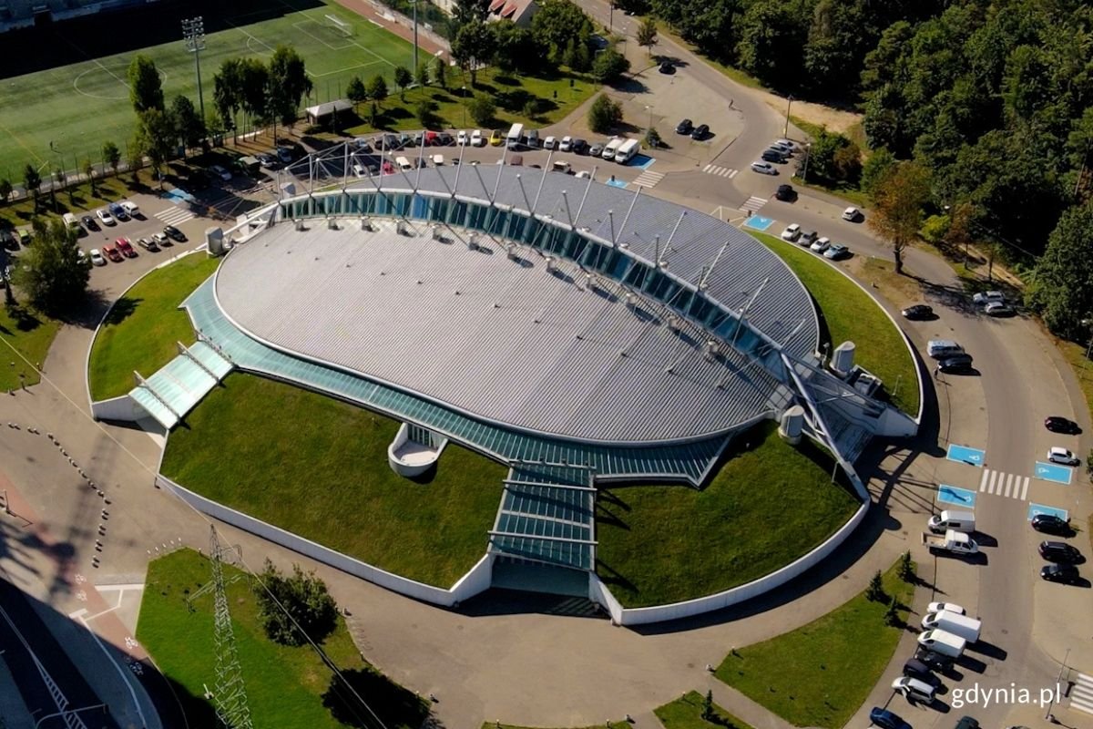 Gdynia Arena z góry. // fot. Marcin Mielewski (archiwum)