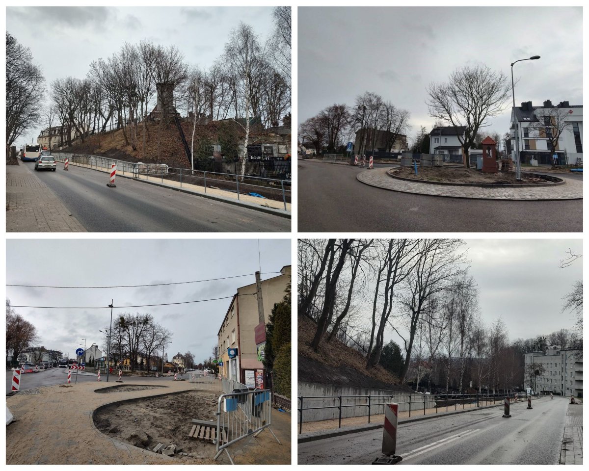 Na Oksywiu górnym trwa rozbudowa skrzyżowań oraz budowa chodnika wzdłuż ulicy Arciszewskich // mat. Laboratorium Innowacji Społecznych