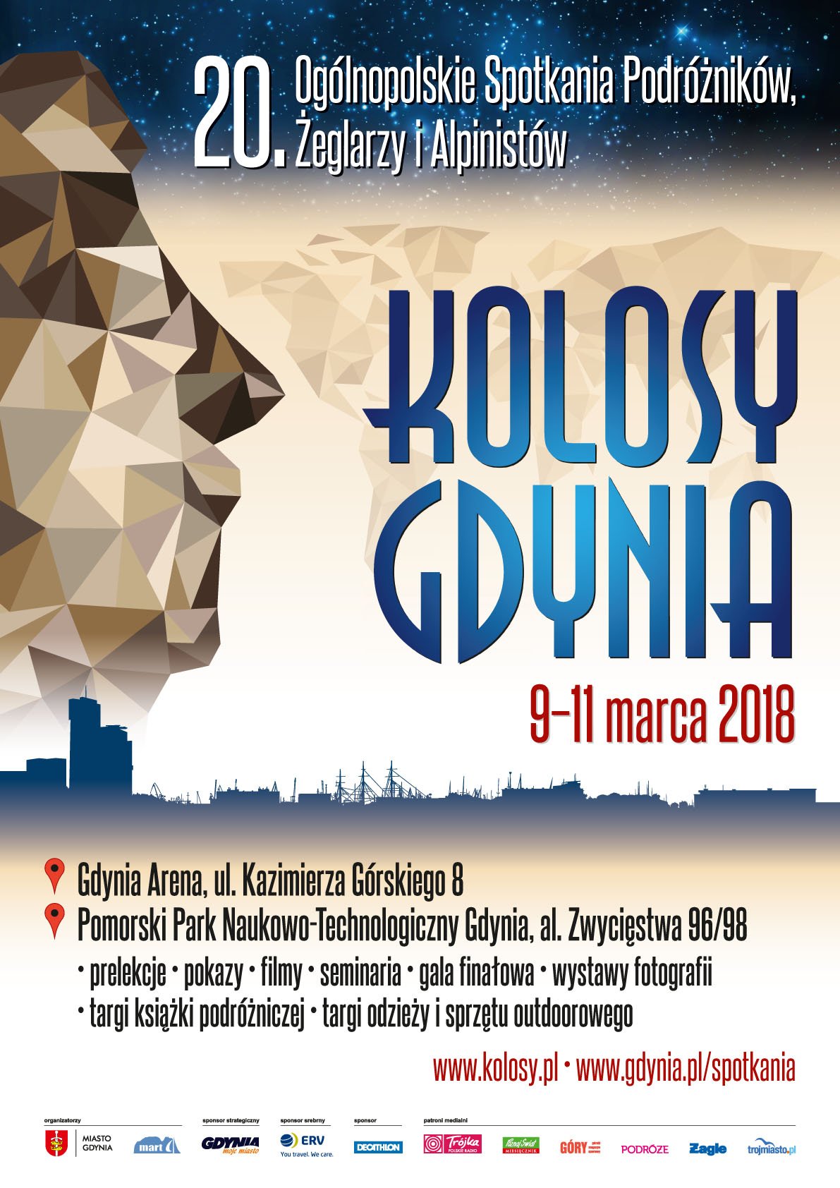 Kolosy Gdynia 2018 plakat