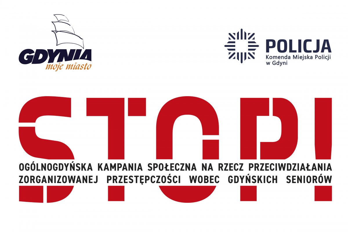 Gdyński samorząd i policja prowadzą kampanię społeczną STOP na rzecz przeciwdziałania przestępczości wobec gdyńskich seniorów // mat. prasowe