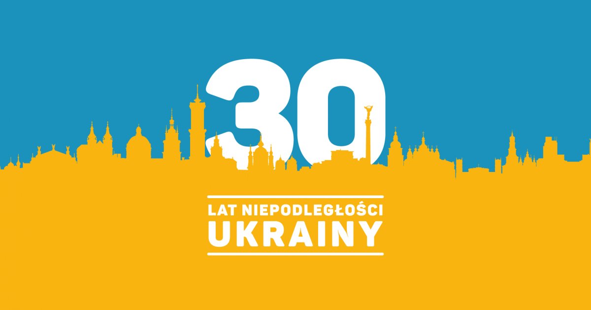 Inicjatorzy akcji Ukraina 30 PL zachęcają do podpisywania się pod wirtualnymi życzeniami i tym samym wspólnego wspólnego świętowania rocznicy niepodległości Ukrainy. // fot. mat. prasowe