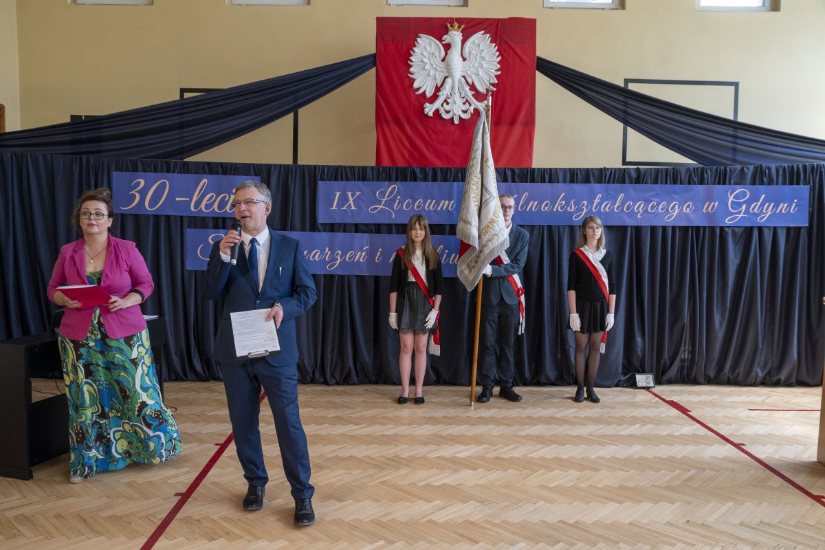 30 lat temu powstało IX Liceum Ogólnokształcące im. Józefa Piłsudskiego w Gdyni // fot. Sławomir Okoń