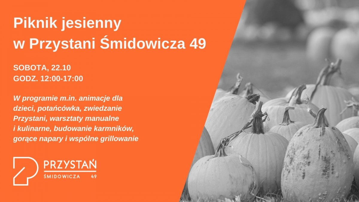 W sobotę, 22 października, w Przystani Śmidowicza 49 odbędzie się piknik // mat. Laboratorium Innowacji Społecznych