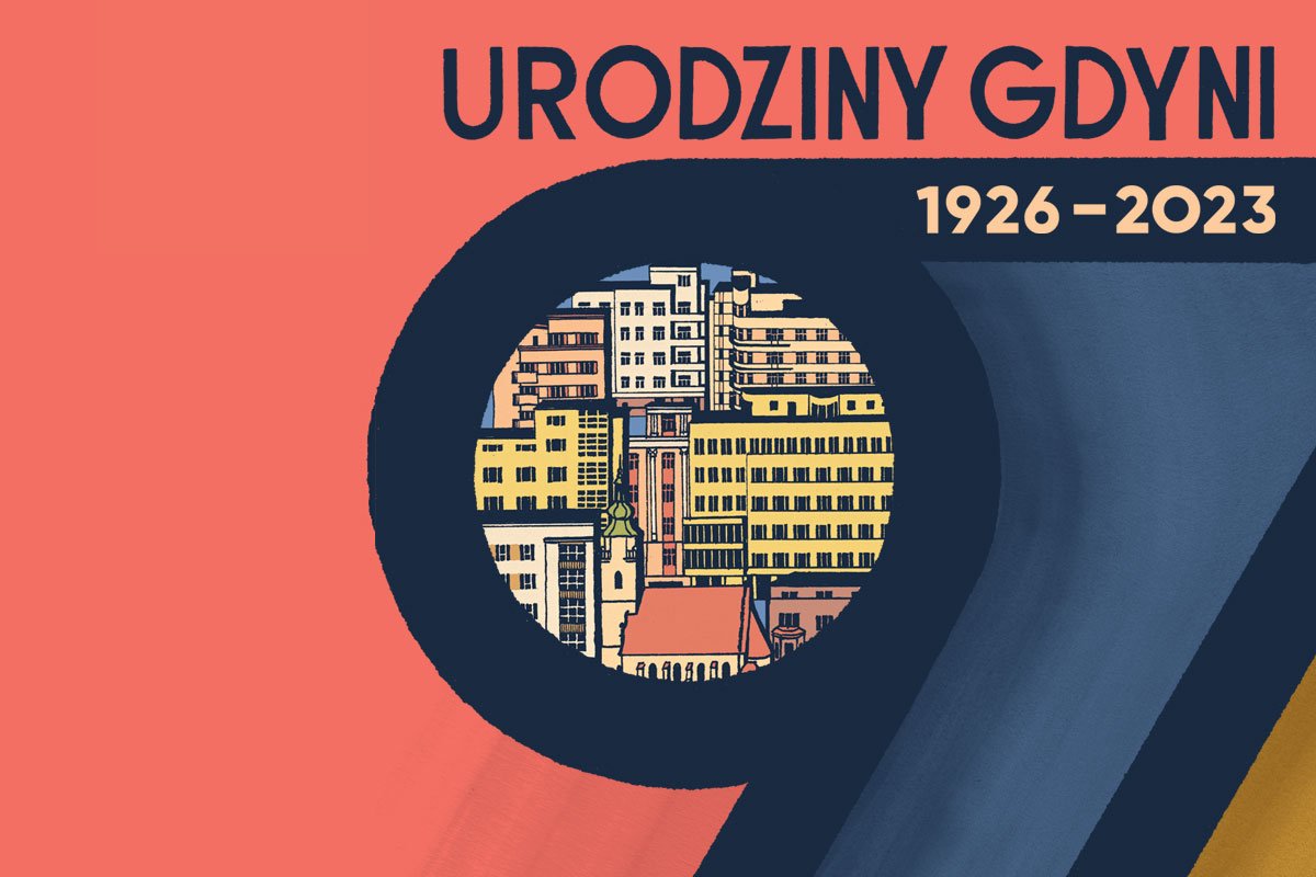 Grafika promująca 97. urodziny Gdyni // materiały prasowe