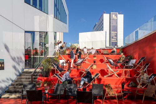 Patio w Gdyńskim Centrum Filmowym (fot. Anna Rezulak/archiwum)