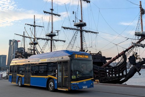 Testy floty, która już wkrótce będzie jeździć po ulicach Vancouver (fot. Marcin Gromadzki)