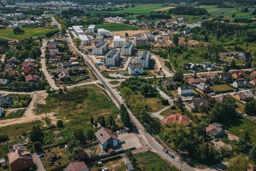  Fragment obszaru rozbudowy ul. Wiczlińskiej (fot. Marcin Mielewski, Zarząd Dróg Miejskich)