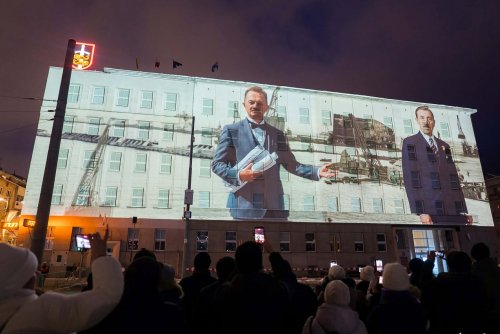 „Zaczęło się od morza. Baśniowa opowieść o Gdyni” - mapping 3d na urodziny Gdyni (fot. Paweł Budziński)