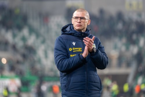 Dawid Szwarga przestał pełnić funkcję szkoleniowca Arki Gdynia. (fot. Arka Gdynia)