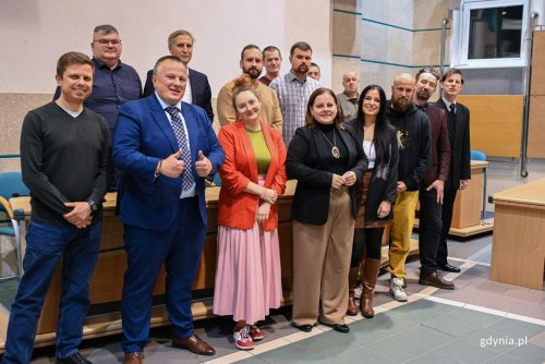 Uroczysta inauguracja kolejnej kadencji Rady ds. Mężczyzn w Urzędzie Miasta Gdyni z udziałem prezydent Aleksandry Kosiorek (fot. Waldemar Ulanowski)