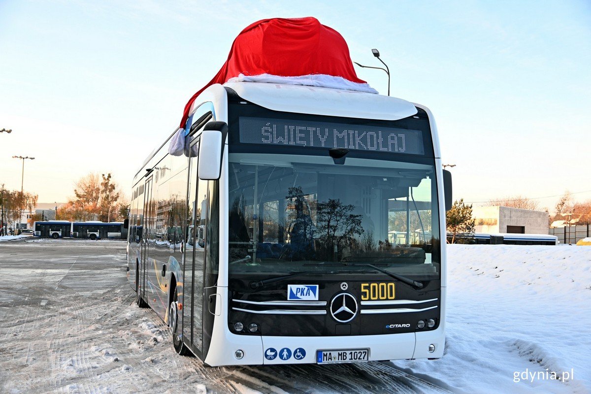 Autobus św. Mikołaja wyjedzie na ulice Gdyni 6 grudnia // fot. Magdalena Czernek