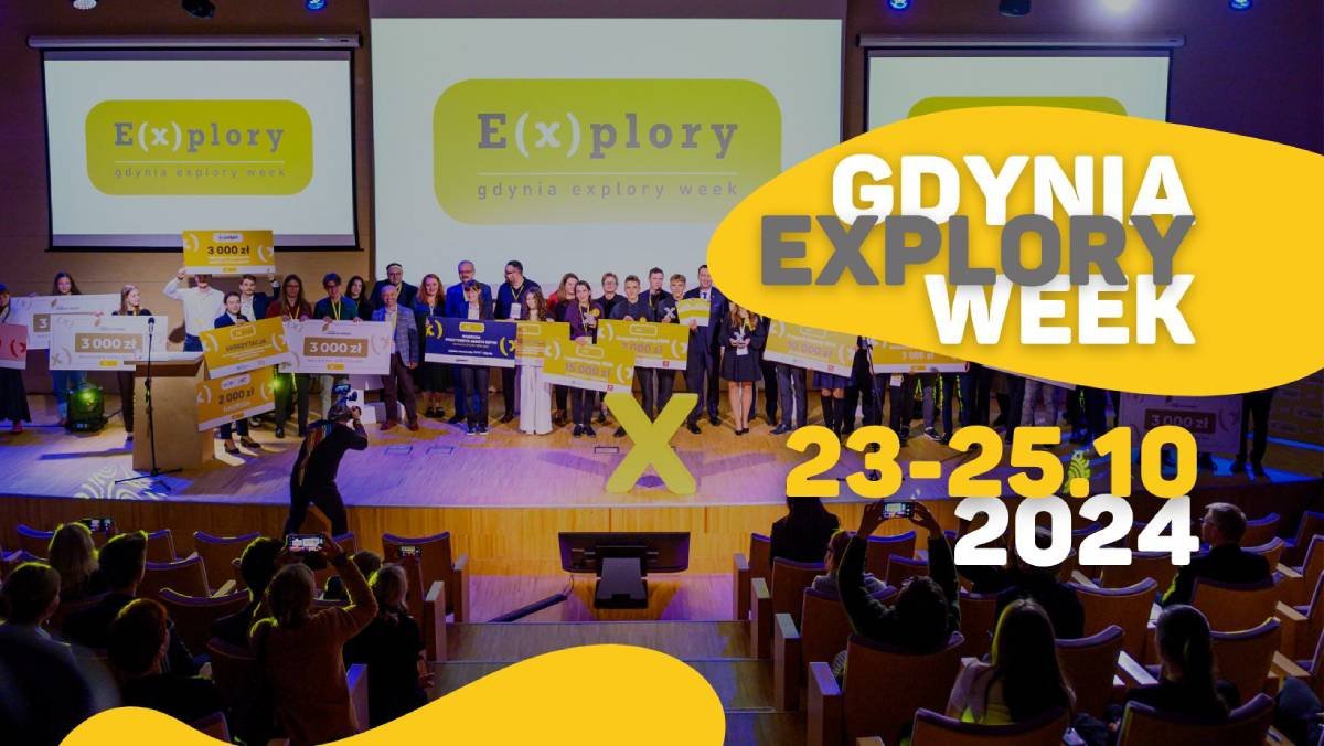 Plakat E(x)plory Week (materiały prasowe)