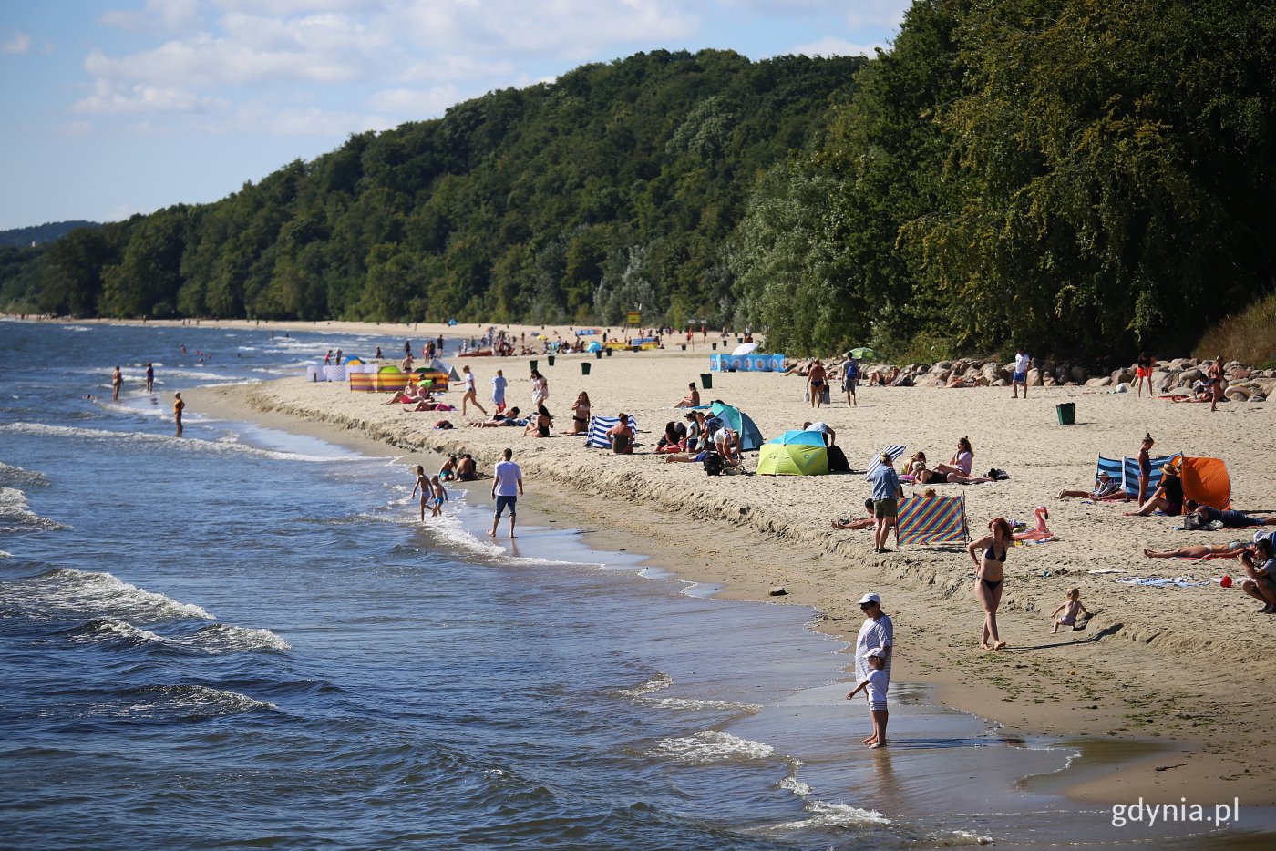 Gdynia zaprasza plażowiczów. (fot. Przemysław Kozłowski/gdynia.pl)