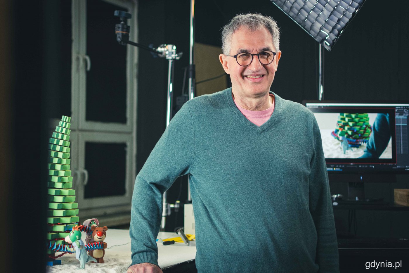 Philip LaZebnik w KAZstudio w Gdyni. Fot. Kamil Złoch