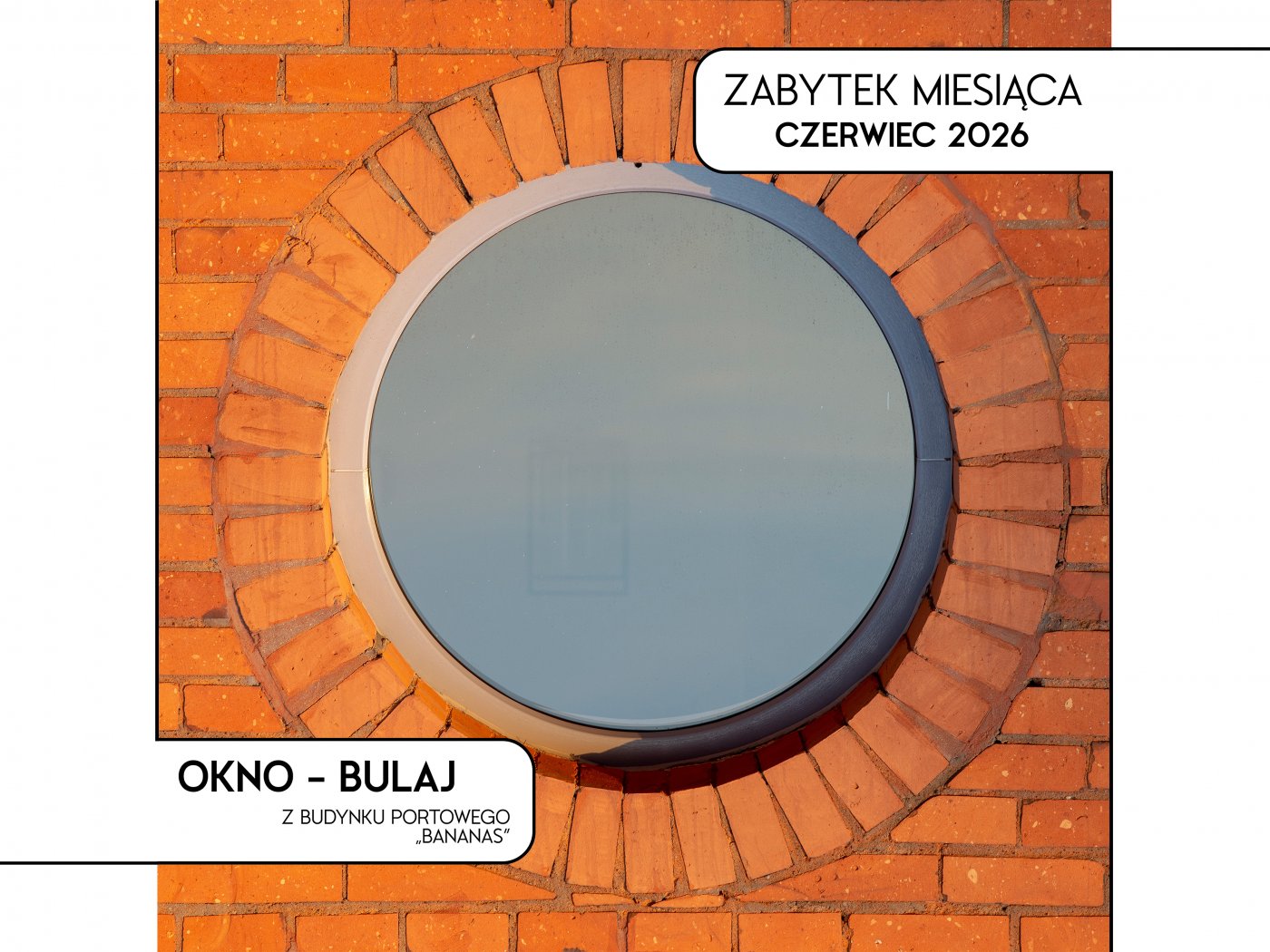 Okno-bulaj na elewacji budynku przy ul. Polskiej 21 (fot. B. Ponikiewski)