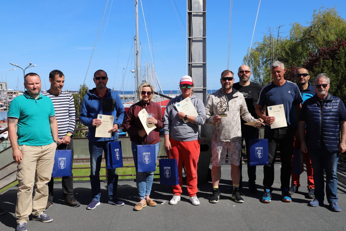 Za nami XII edycji Regat Trójcup. Na zdj. gdyńska załoga, która zajęła w tym roku drugie miejsce. Fot. gdyńska załoga Regat Trójcup