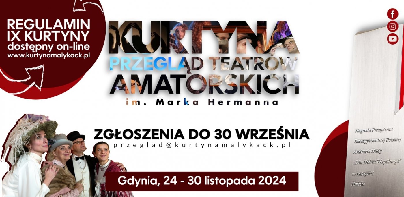 Nabór do IX edycji „Kurtyny” trwa do 30 września (mat. prasowe organizatora)