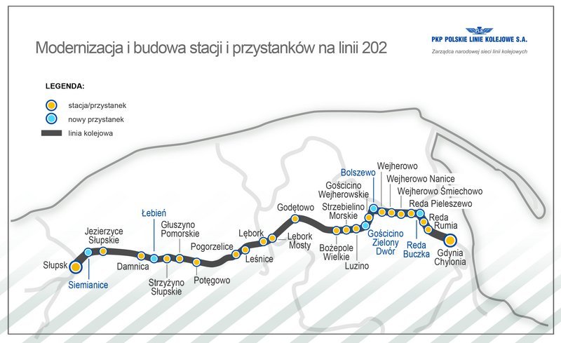 Modernizacja i budowa stacji i przystanków na linii 202