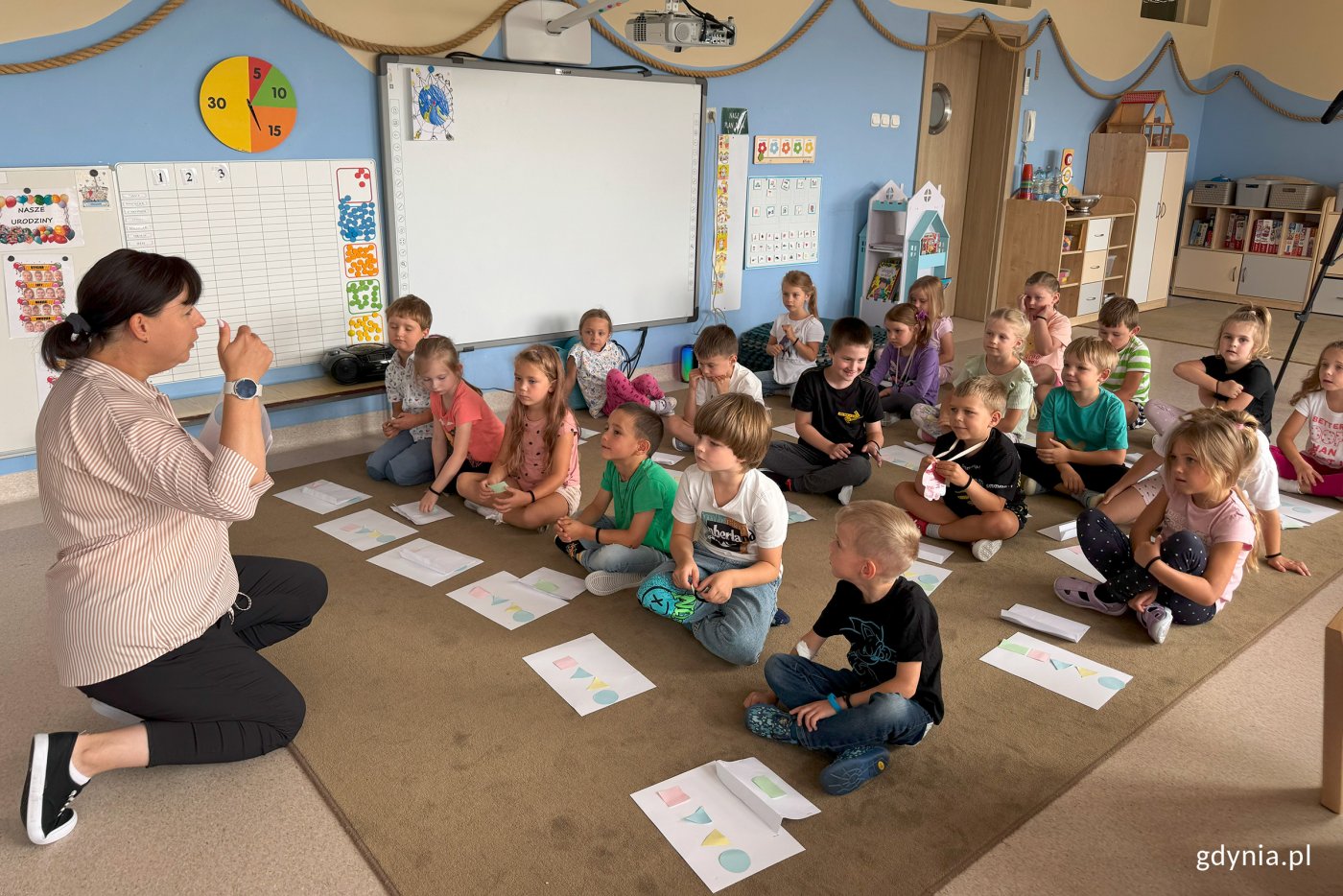  Przedszkole nr 48 „Morska Przygoda” w Gdyni, na zdjęciu: Joanna Brylowska, nauczycielka wych. przedszkolnego, grupa Żeglarze (fot. Katarzyna Balcerzak) 