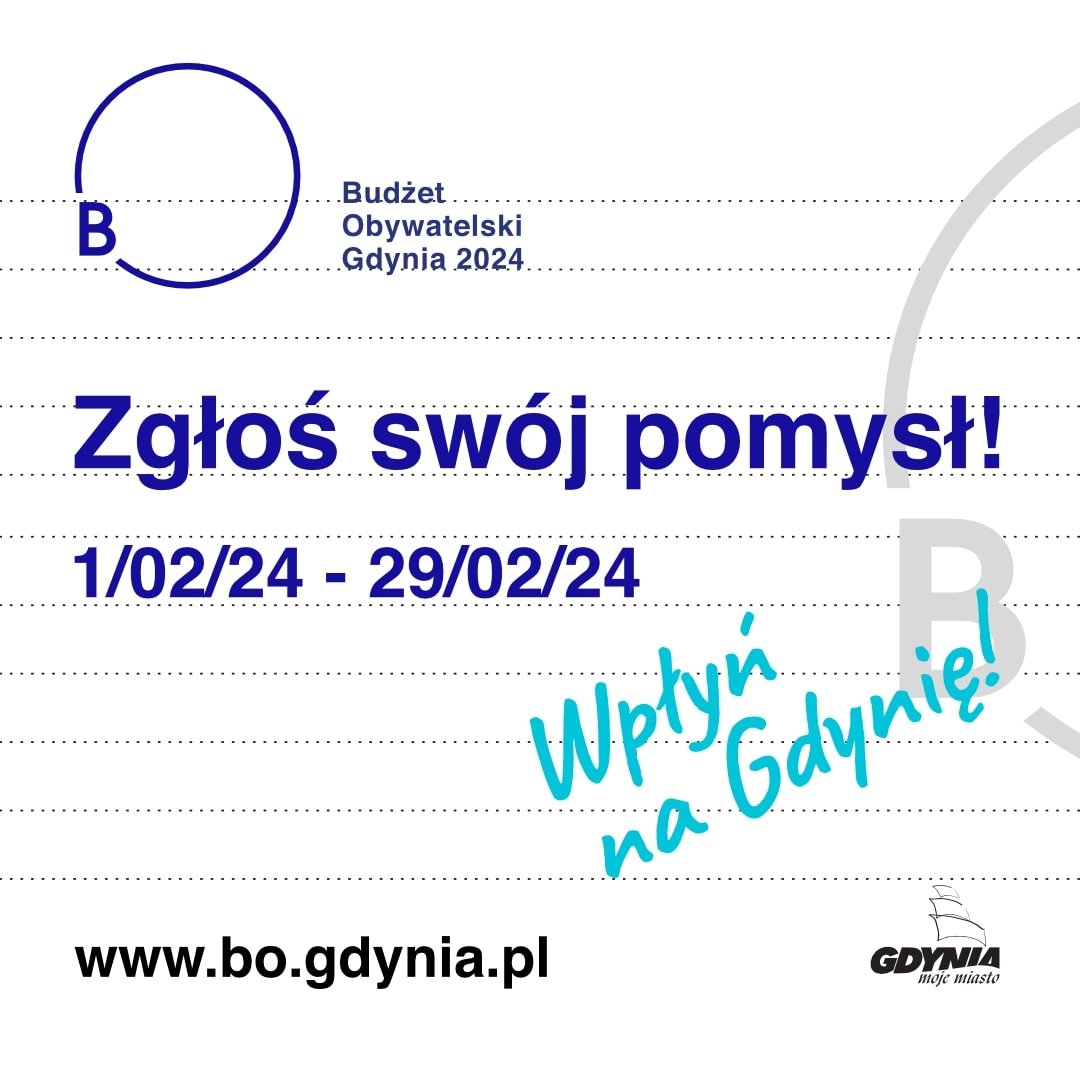 Projekty BO2024 można złożyć m.in. przez stronę internetową www.bo.gdynia.pl // mat. Laboratorium Innowacji Społecznych
