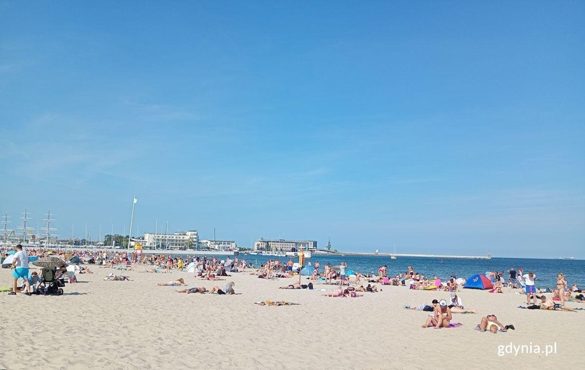 Plaża w Śródmieściu (fot. Waldemar Ulanowski)