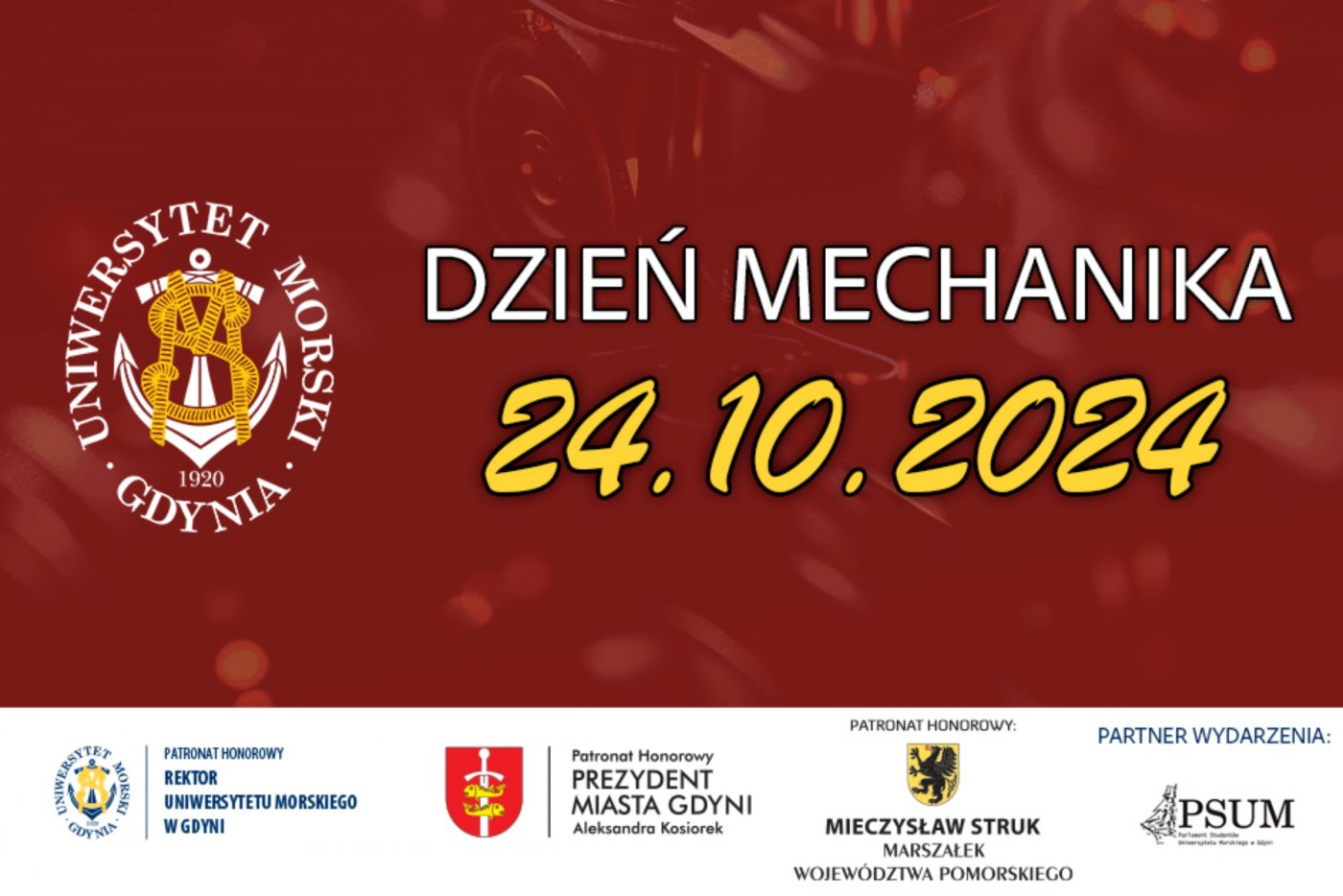Grafika promująca Dzień Mechanika (materiały prasowe)