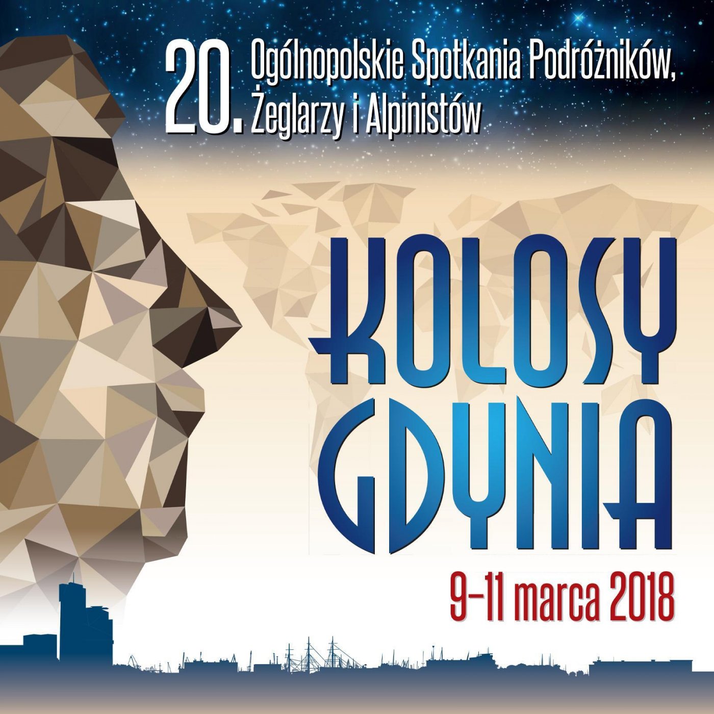 Grafika 20. Ogólnopolskich Spotkania Podróżników, Żeglarzy i Alpinistów. KOLOSY