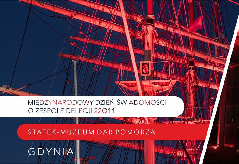 Statek-muzeum „Dar Pomorza” zostanie podświetlony ok. godz. 16.00//fragment grafiki wydarzenia Narodowego Muzeum Morskiego w Gdańsku