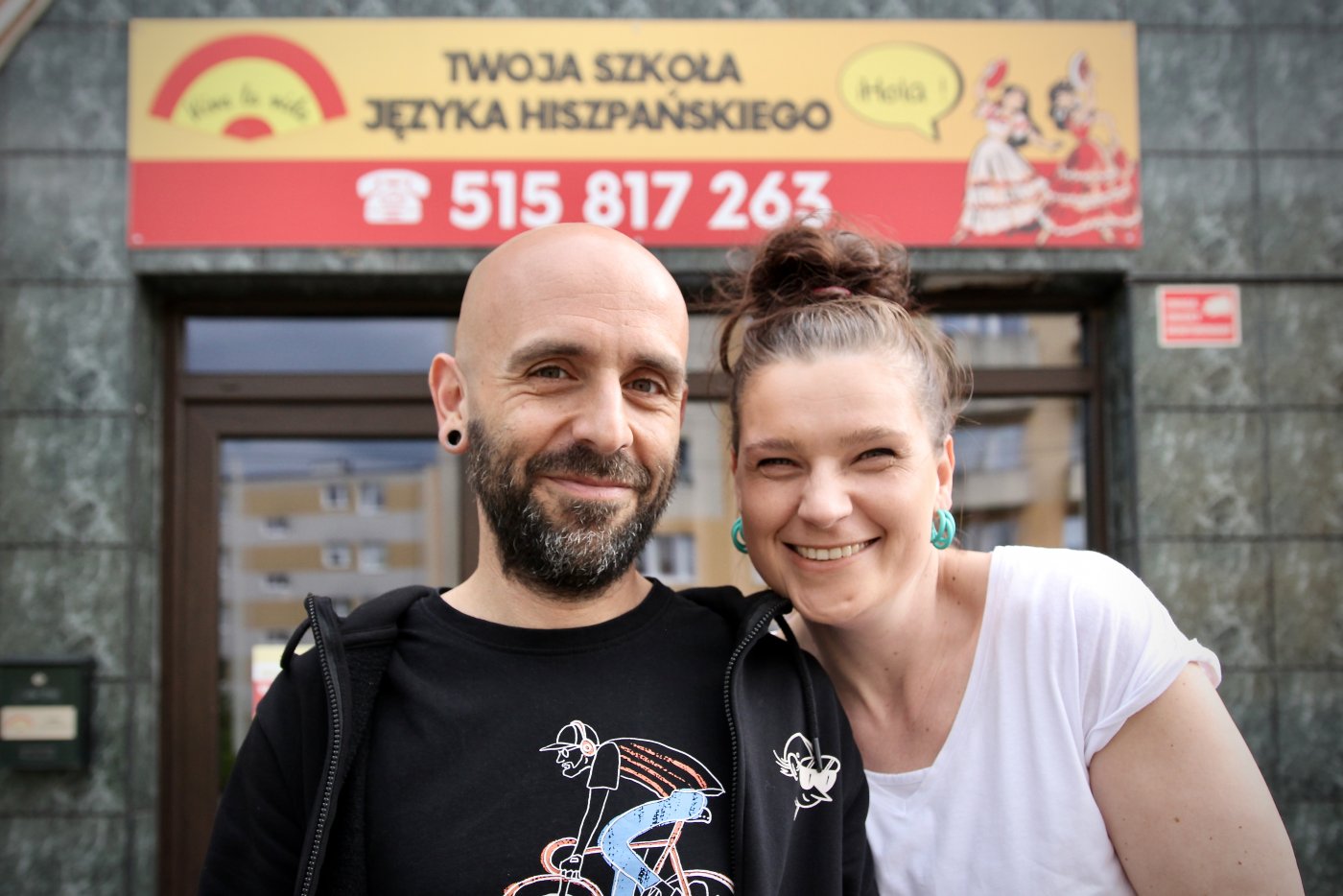 Marlena i Ivan prowadzą szkołę językową Viva la vida (fot. materiały Gdyńskiego Centrum Wspierania Przedsiębiorczości)