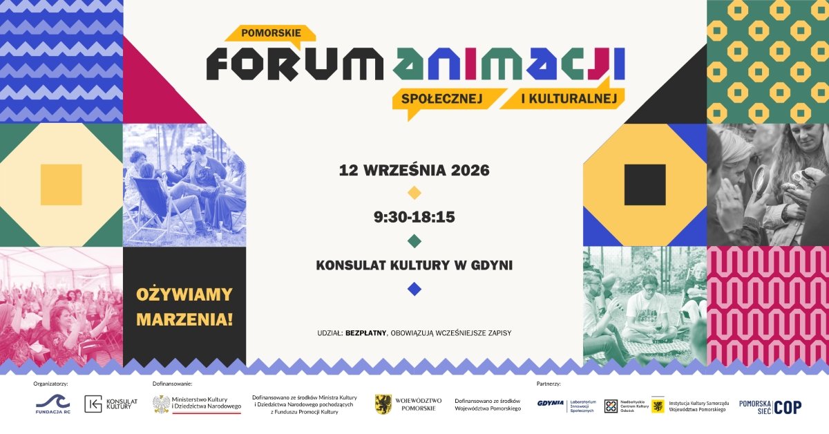 Forum po raz pierwszy zawita do Gdyni. Wydarzenie odbędzie się 12 września 2026 r. w gdyńskim Konsulacie Kultury. (fot. materiały prasowe)