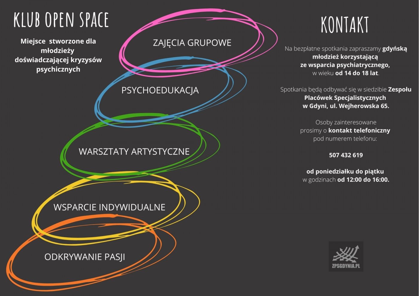 MasterClass i Open Space to nowa oferta wsparcia dla młodych ludzi // mat. Zespołu Placówek Specjalistycznych