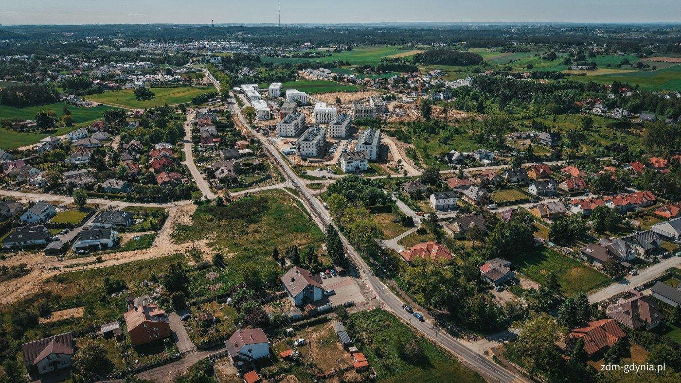 Chwarzno-Wiczlino z lotu ptaka (fot. Marcin Mielewski, Zarząd Dróg Miejskich)